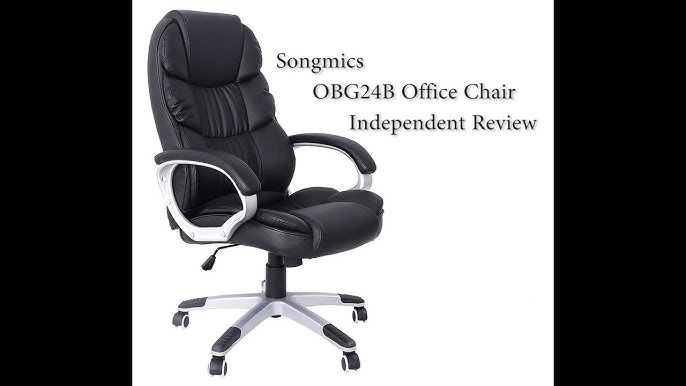 SONGMICS Executive Office Chair with High Back, Durable and Stable, Height  Adjustable, Ergonomic, Black, OBG22BUK : : Home & Kitchen
