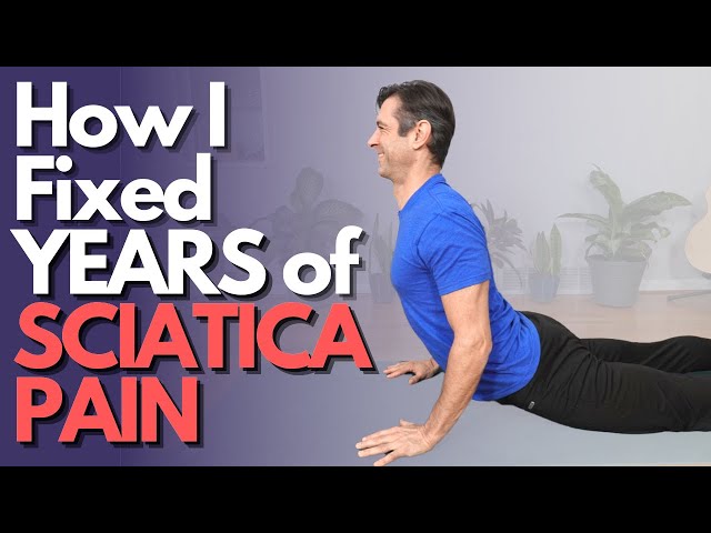 Yoga Poses For Sciatica Pain Relief! | Positive Stress Workout
