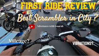 Owning Triumph Scrambler 400X | First Ride | Kolkata | Full review | Best Scrambler in 400 CC?
