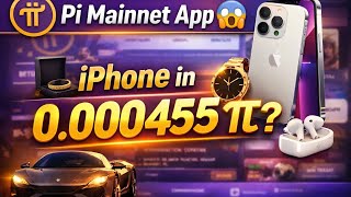 Pi Network Utility Shock! ⚡ iPhone Listed in 0.000455 Pi | Mainnet App Update