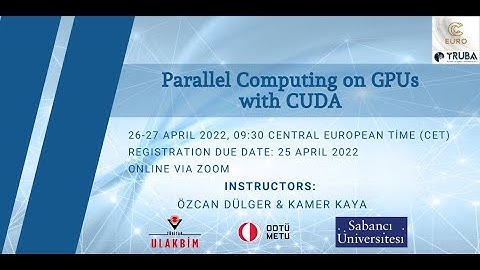 PARALLEL COMPUTING on GPUs with CUDA Day 1 Part 2
