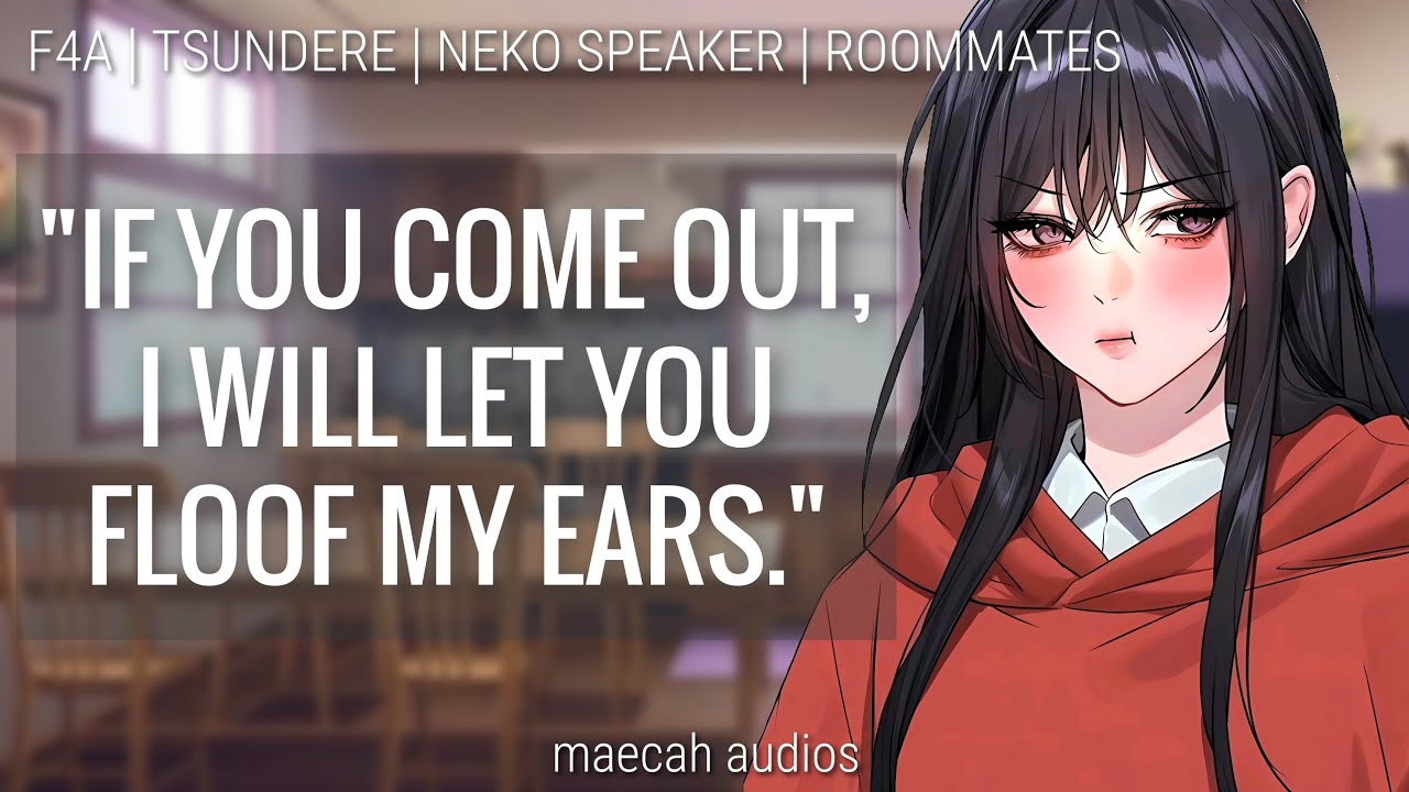 Neko Roommate Is Worried About You | ASMR Roleplay [F4A] [tsundere] [neko speaker] [roommates]