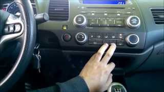 How to turn off AC on Defrost in 2006-2011 Honda Civic - IMPROVES POWER AND FUEL ECONOMY!