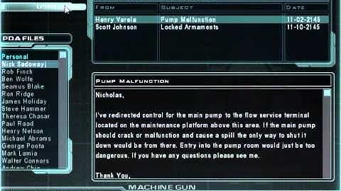 Doom 3 - Nick Sadowayj PDA