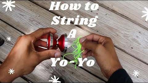 How to setup and use your first yoyo. Beginner yoyo tutorial string Lesson