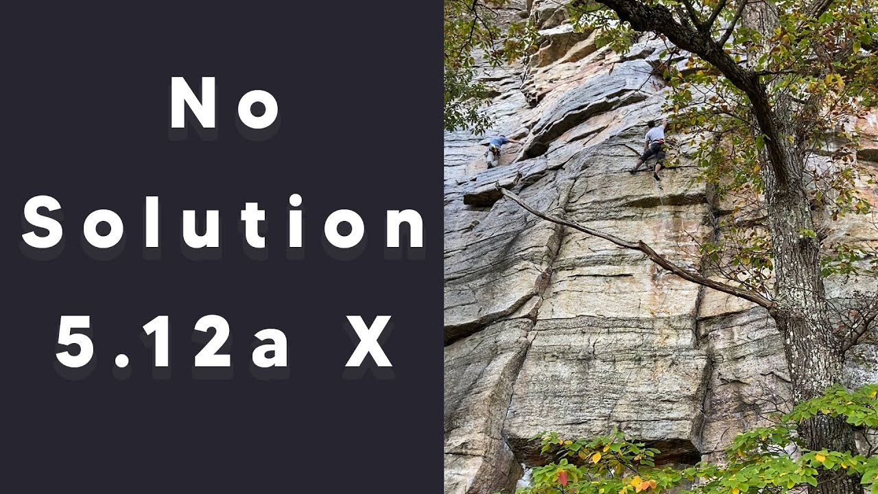 No Solution 5.12a X | Headpointing in The Gunks