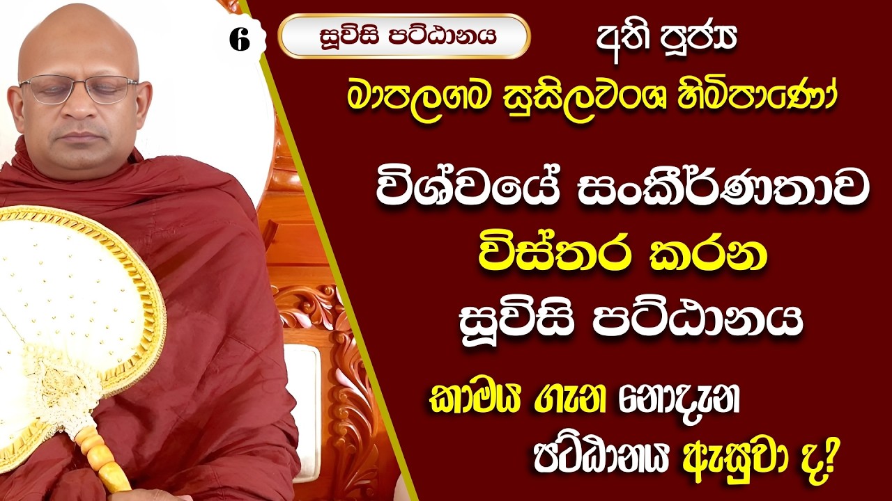 134.2 මාපලගම සුසිලවංශ හිමි | සූවිසි පට්ඨානය  6 වන කොටස | බුදු ගුණ අනන්තයි යන්නෙහි අදහස කුමක්ද?