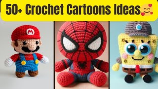 50 Crochet Cartoon Character Ideas #crochet #cartoon #character #diy 