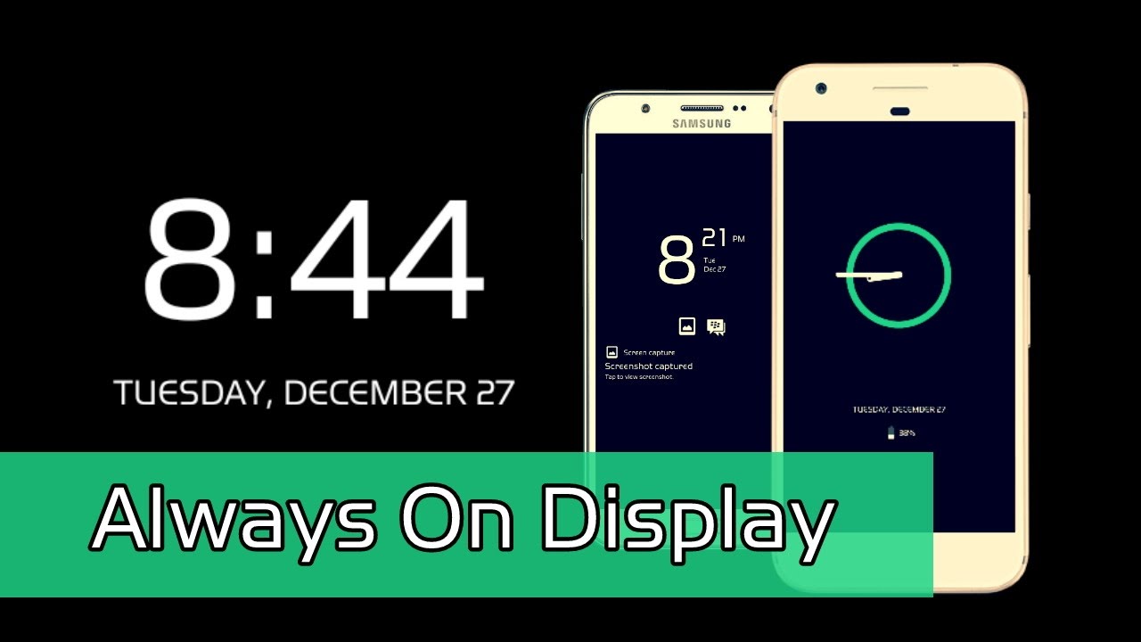 Samsung A52 Always On Display