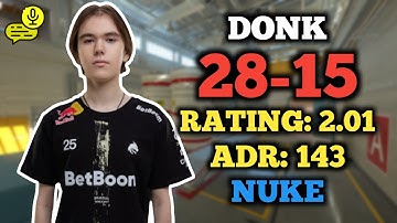 CS2 POV | DONK (38-15) FACEIT RANKED (NUKE) | VOICE COMMS
