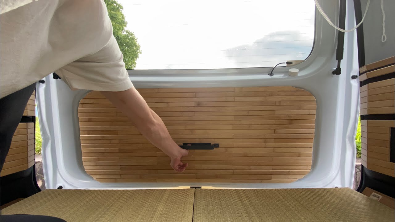 【新型アトレー】車内からバックドアを開ける方法