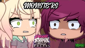 Monsters (Erasure Remix) but Zoey and Drew Sing It | The Music Freaks FNF Cover