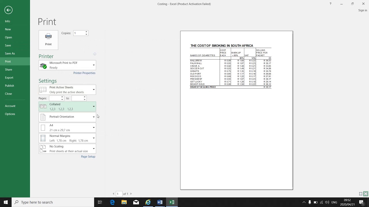 Office Data Processing L4 (Excel - Insert Comments) - Mrs. L. Stander ...