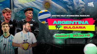 AMISTOSO INTERNACIONAL MASCULINO ARGENTINA VS. BULGARIA