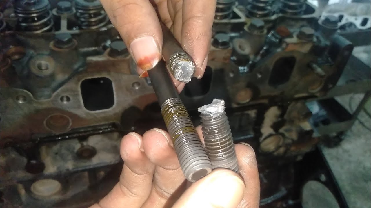 How to Removing a broken head bolt Chrysler YouTube