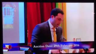 Auctioneer Andrew Binstock doing what he does best