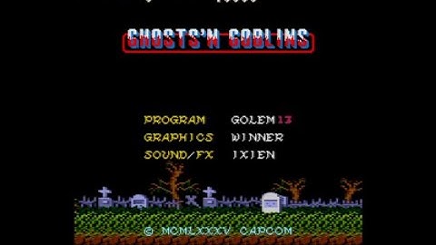 AMSTRAD PLUS =+ GHOSTS ´N GOBLINS  - PREVIEW