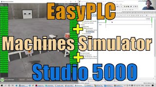 Tutorial EasyPLC, Machines Simulator y Studio 5000 con OPC