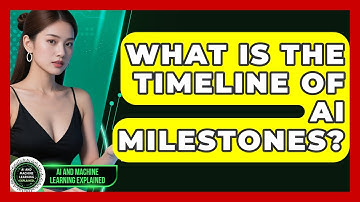 What Is The Timeline Of AI Milestones? - AI and Machine Learning Explained