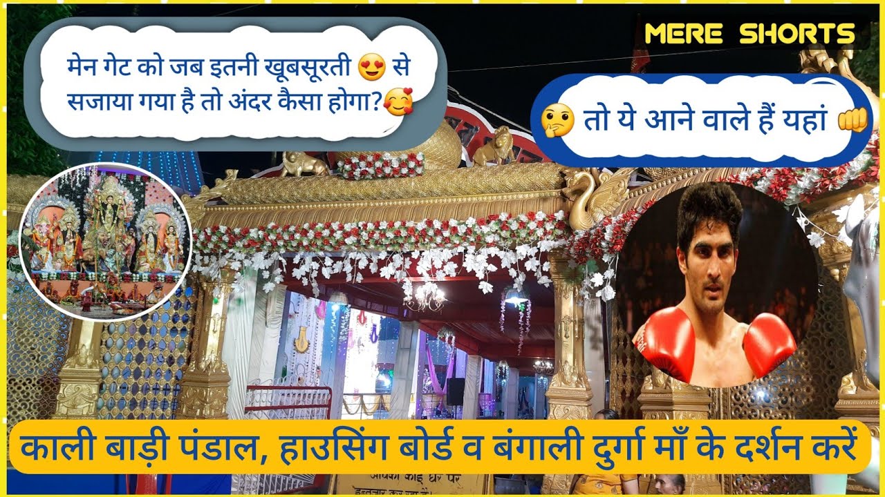 काली बाड़ी पंडाल, हाउसिंग बोर्ड Bhilai Kali Baadi Vijendra Singh