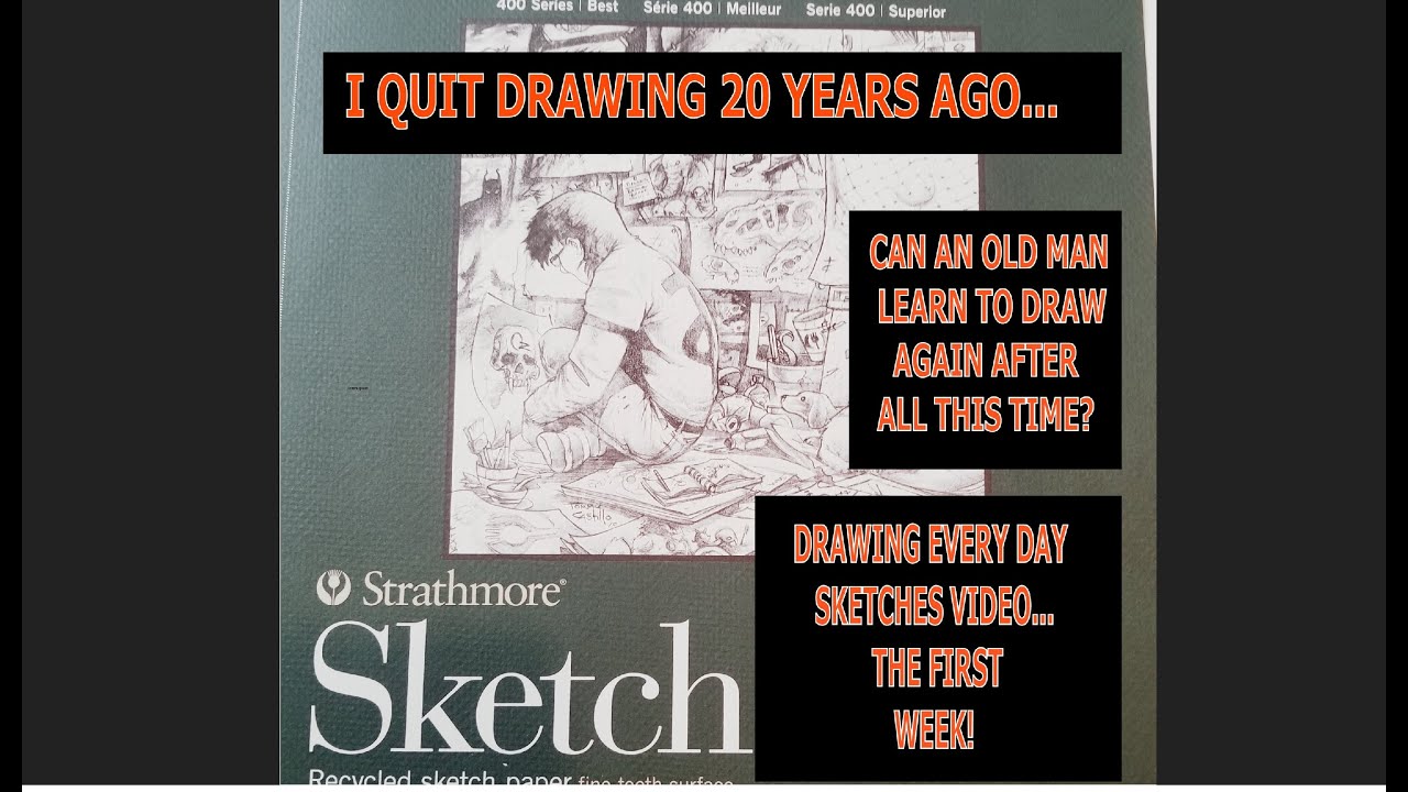 Trying to learn to draw again after stopping 20 years ago. Sketchbook ...