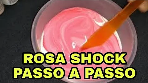 Como fazer tinta roxo Neon?