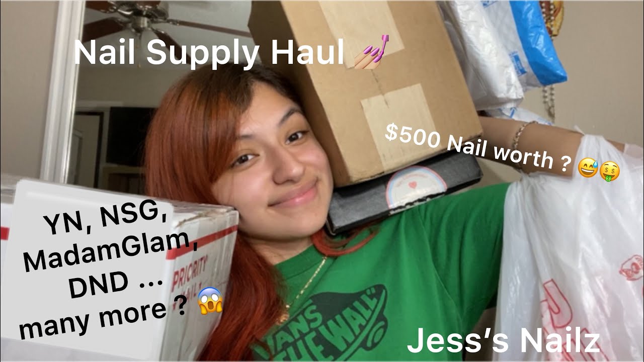 Nail Supply Haul 💅🏼$500 nail worth🤑| Jess’s Nailz