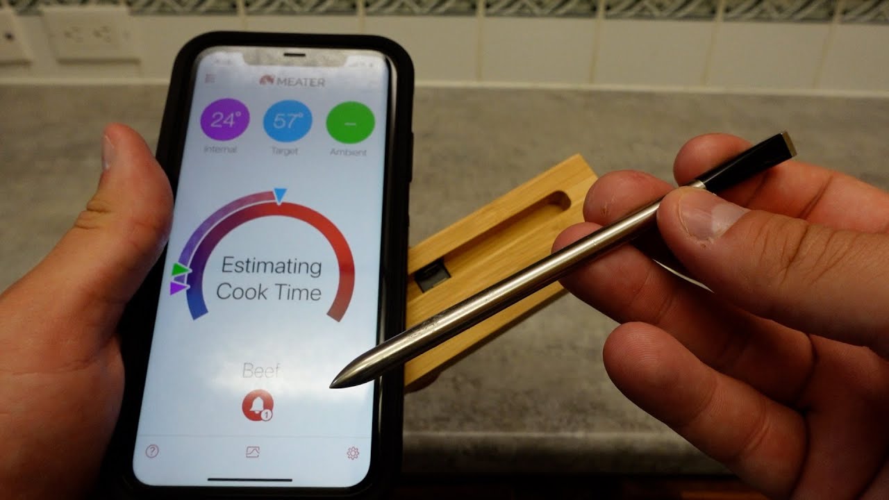 MEATER Plus - Smart Meat Thermometer with Bluetooth 165 FT range - YouTube