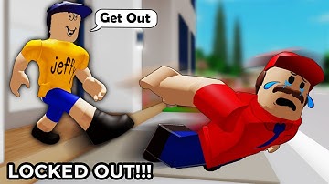 SML ROBLOX: Locked Out ! ROBLOX Brookhaven 🏡RP - Funny Moments