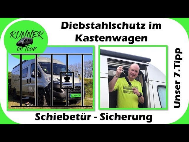 Diebstahlschutz im Kastenwagen, Schiebetür-Verriegelung, Unser 7.Tipp, Clever Runner