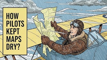 How WW2 Pilots Kept Maps Dry Inside Open Cockpits 😲