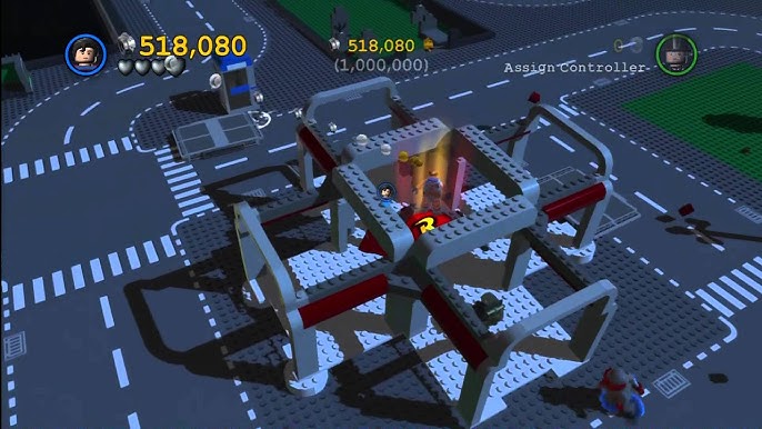 LEGO Batman 2 - LEGO Gotham City 1,000,000 Stud Challenge & Gold Brick 