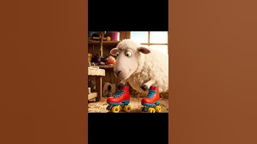 Roller Sheep Crash 🐑🛼🤣 #cartoon #shaunthesheep #funny