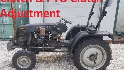 Clutch and PTO Clutch Adjustment Foton, Futian, Lovol, Some Farm Pro