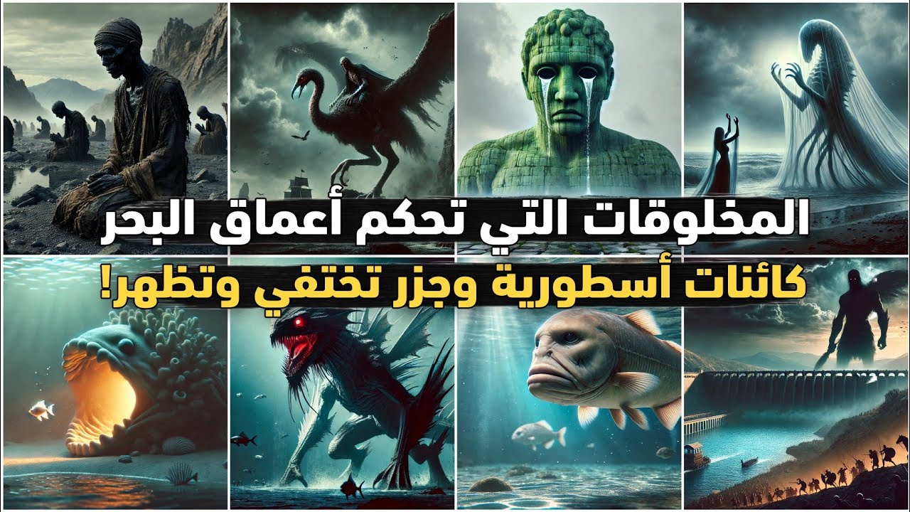 المخلوقات التي تحكم أعماق البحر | كائنات أسطورية وجرز تختفي وتظهر!