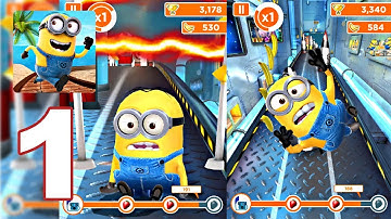 Minion Rush - Gameplay Walkthrough Part 1 - First Rush (Android Games)