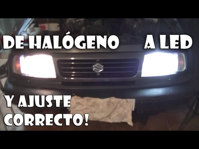 Kit Bombillas Led para Coche  Vale la pena el cambio? LED vs Halogena 