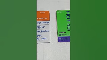 infinix Hot 40i vs Tecno spark 20c #shortvideo #unboxing #smartphone #tech #memes #techtok ##device