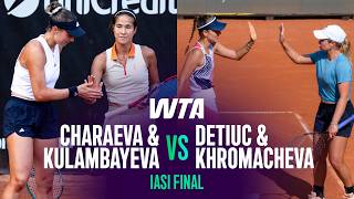 Charaeva/Kulambayeva  vs. Detiuc/Khromacheva | 2026 Iasi Doubles Final | WTA Match Highlights