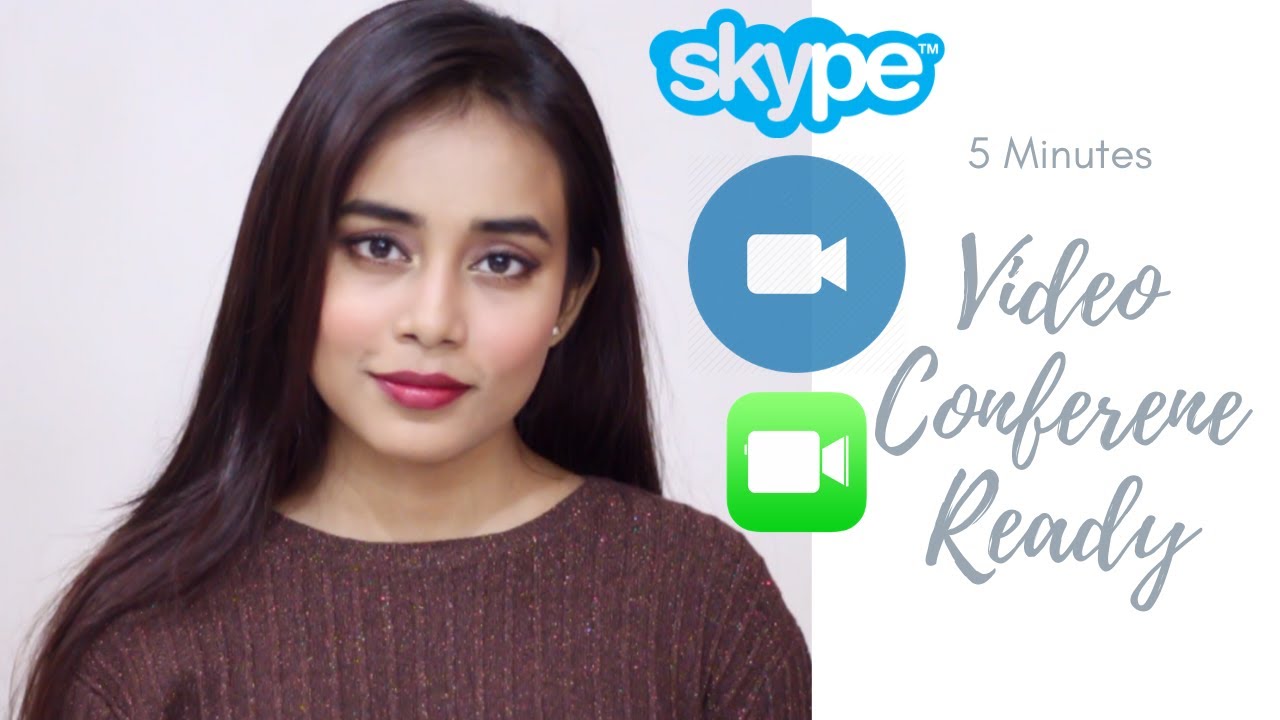 5 Minutes Makeup For Zoom/Video Conference | Disha Khan