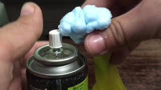 Filling A Balloon With Silly String