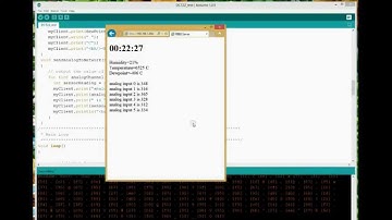 Arduino Lesson 5 Web  viewing DHT22 over network