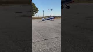 RV-8 Taxiing out of hangar