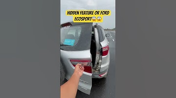 UNBELIEVABLE FORD ECOSPORT FEATURES 😱😱|| @CHOUDHARYMOTODEAL  #ford #ecosport #feautre #hidden