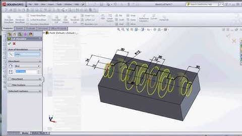 SOLIDWORK CUT REVOLVE