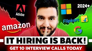 Episode 1: Top 5 secrets to land IT Jobs in 2024  A Must Watch | Job Market in 2024