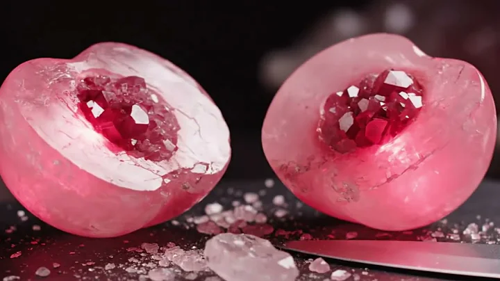 Cutting Glass Fruit Dragonfruit  ASMR #ai #aiart #asmrsounds #asmr #aiasmr #satisfyingvideo #trend
