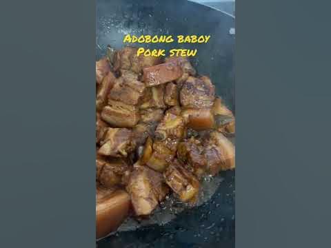 How to cook Adobong baboy/panlasang pinoy/adobo recipe #shorts - YouTube