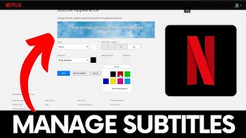 How to Manage Subtitles on Netflix - Customize Captions Appearance #netflix