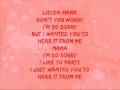 Girlicious - Sorry Mama (Lyrics on screen)